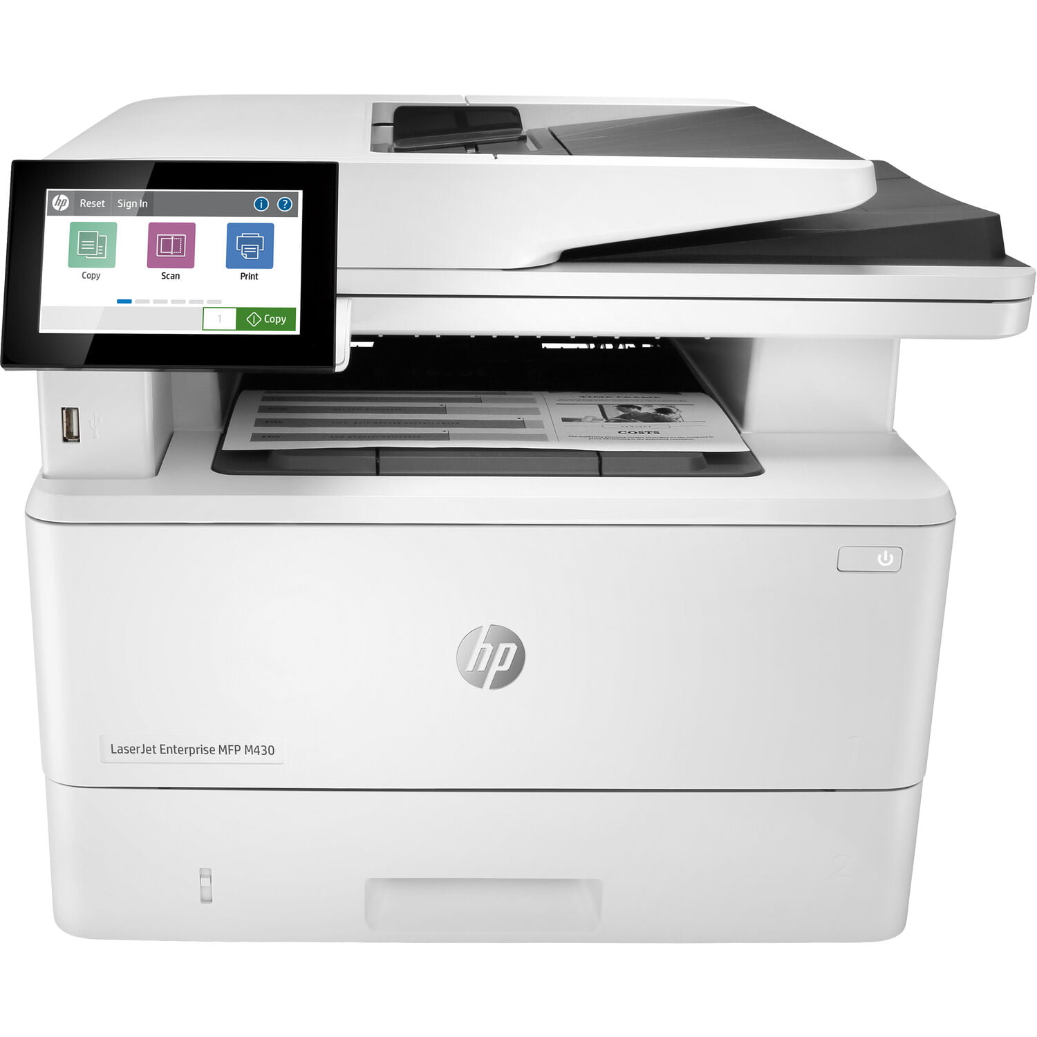 1 پرینتر چندکاره لیزری اچ پی مدل LaserJet Enterprise MFP M430f - تصویر 1